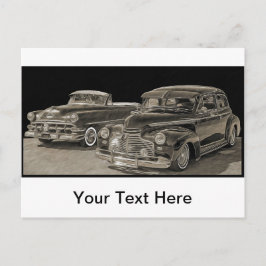 Antique Cars Vykort