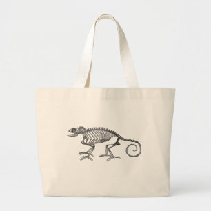 Antique Chameleon Skeleton på Tote Bag Jumbo Tygkasse