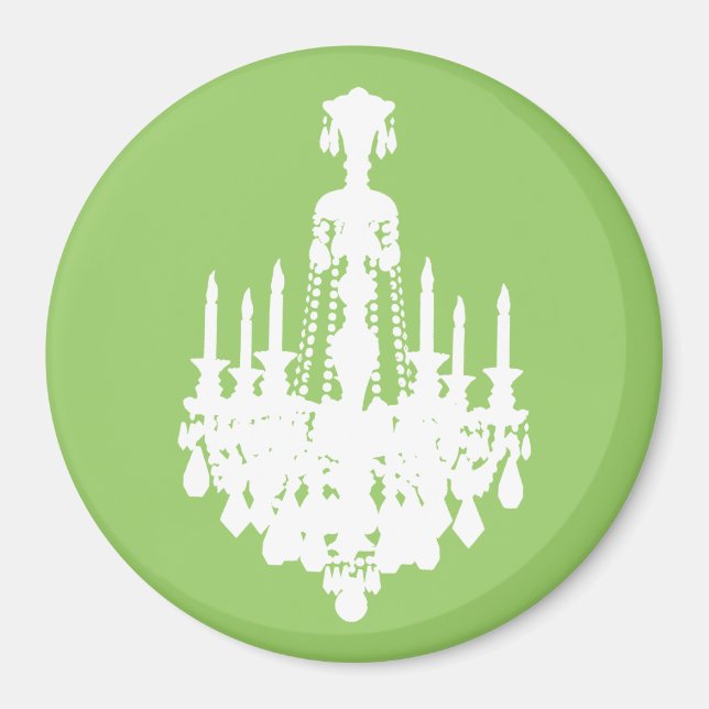 Antique Chandelier Graphic Magnet (Framsidan)