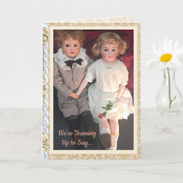 Antique Child Dolls Card for Mom  Kort