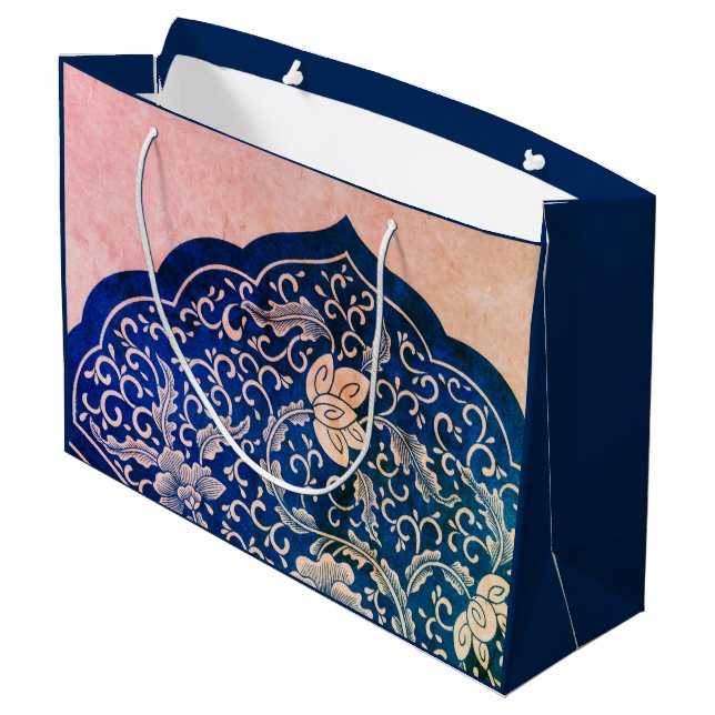 ANTIQUE CHINESE MÖNSTER ANPASSNINGSBAR GIFT BAG (Baksidan Vinklad)