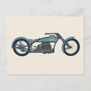 Antique Chopper II Vykort