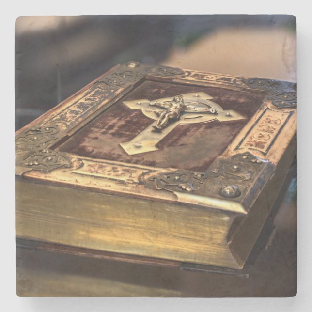 Antique Christian Bible Stenunderlägg (Framsidan)