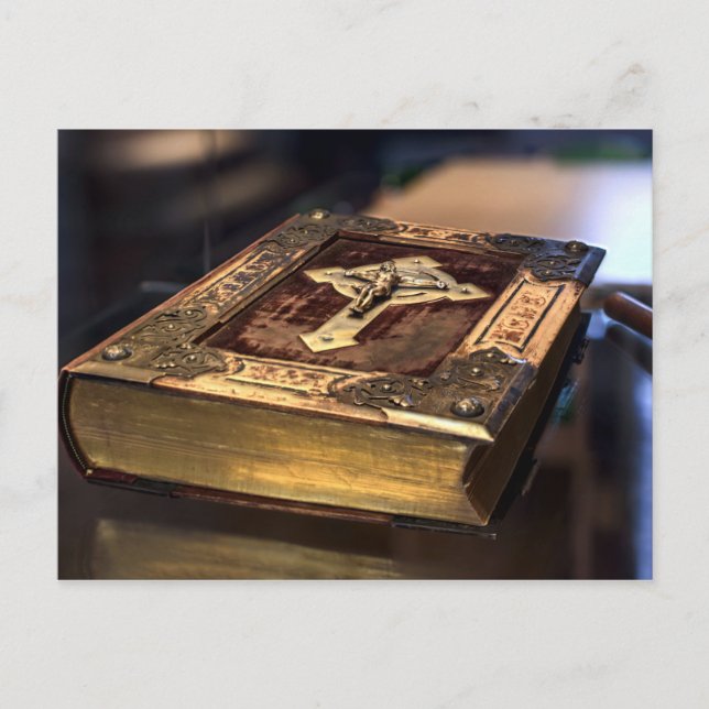 Antique Christian Bible Vykort (Framsida)