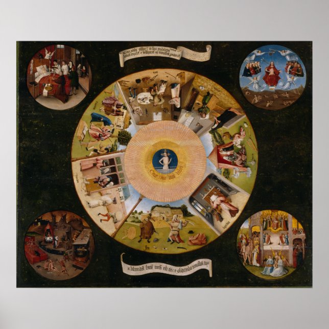 Antique Church Ceiling Mural Poster (Framsidan)