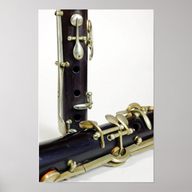 Antique Clarinet Bild Poster (Framsidan)