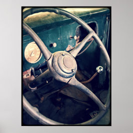 Antique Classic Pickupa Lastbil Poster