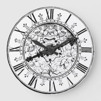Antique clock face stor klocka