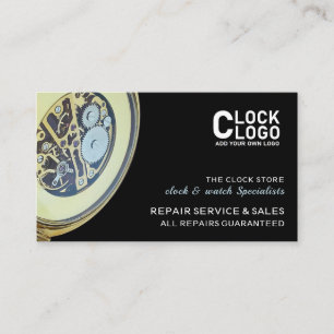Antique Clock, Horololog Visitkort