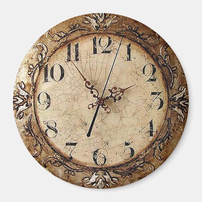 Antique Clock Magnet (Framsidan)