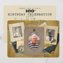 Antique Collage | Masculine 3 Photo Anpassningsbar