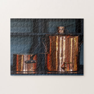 Antique Copper Pots Pussel