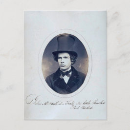 Antique Criminal Thief Mugg Shot Photo Vykort