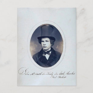 Antique Criminal Thief Mugg Shot Photo Vykort