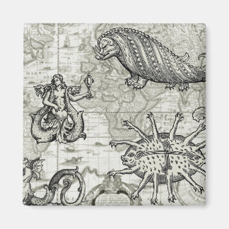 Antique Cryptozoology Magnet