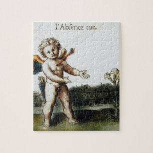Antique Cupid Kärlek saknade dig Otto Van Veen Pussel