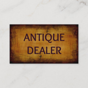 Antique Dealer Affärskort Visitkort