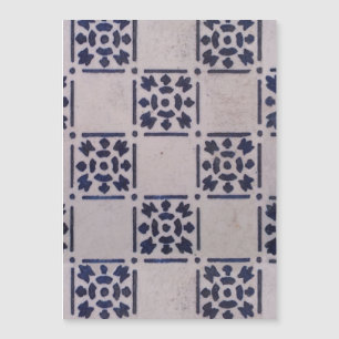 Antique Delft Tile Blue: Classic Dutch Art Mönster