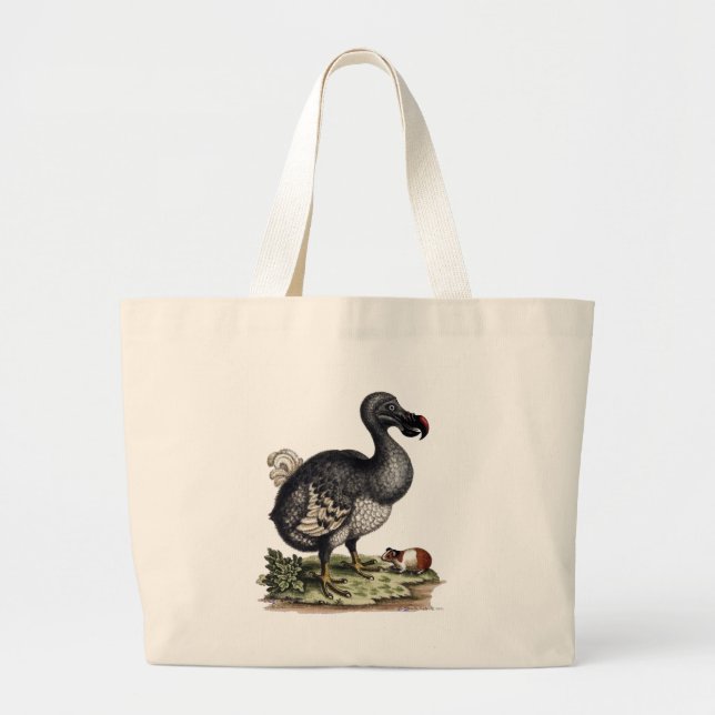 Antique Dodo-bild på Tote Bag Jumbo Tygkasse (Framsidan)