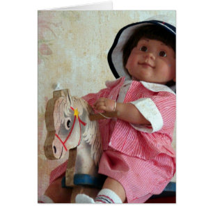 Antique Doll Hälsningskort