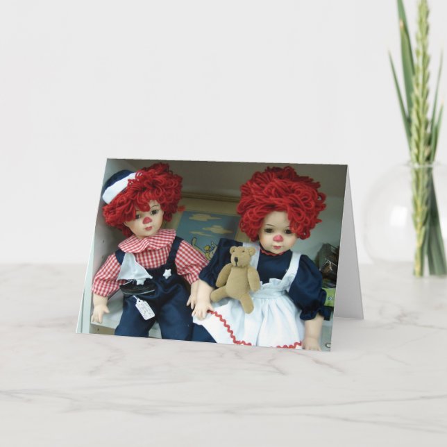 Antique Dolls Kort (Framsida)