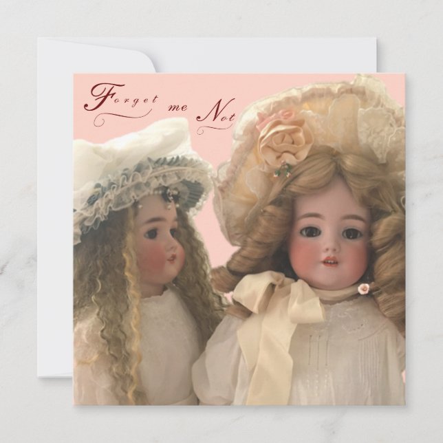 Antique Dolls Notecards Anteckningskort (Framsida)