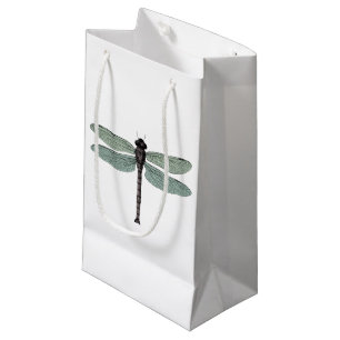 Antique Dragonfly Illustration Gift-flagga