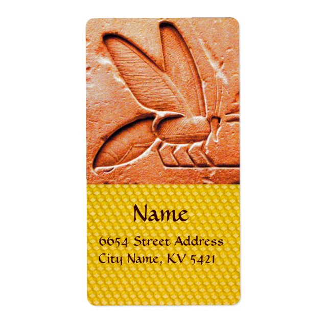 ANTIQUE EGYPTIAN HONEY BEEKEEPER FRAKTSEDEL (Framsidan)