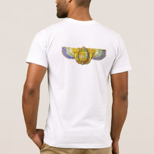 ANTIQUE EGYPTIAN WINGED SCARAB/CORNUCOPIA JEWEL T-SHIRT
