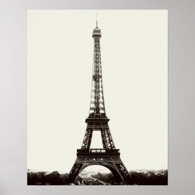 Antique Eiffel Torn Poster (Framsidan)