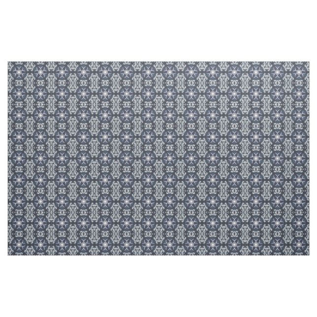 Antique Elegant Dutch Delfts Blue-Blommönstret Tyg (Fat Quarter)