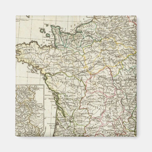 Antique European Karta Magnet (Framsidan)