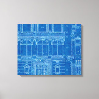 Antique "Feeling Blue"-utskrifter Canvas Art