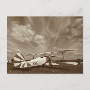 Antique Fighter Airplan Biplane Dreamer Vykort