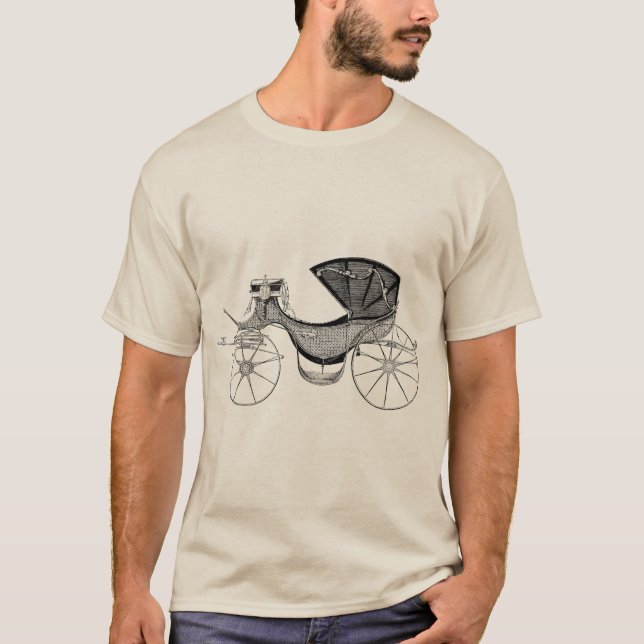 Antique Finare Carriage Totebag T Shirt (Framsida)