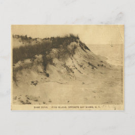 Antique Fire Island New York-vykort Vykort