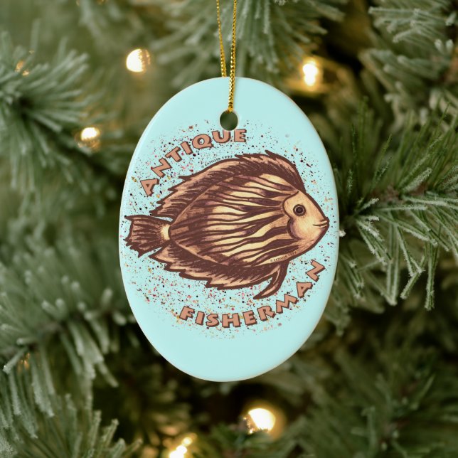 Antique Fisherman ornament (Träd)