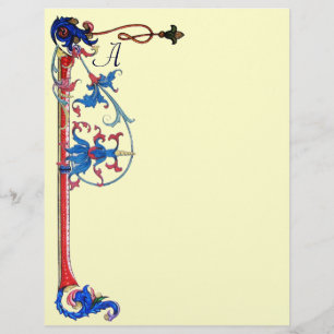 ANTIQUE FLORENTINE BLOMMIGT MOTIFS MONOGRAM