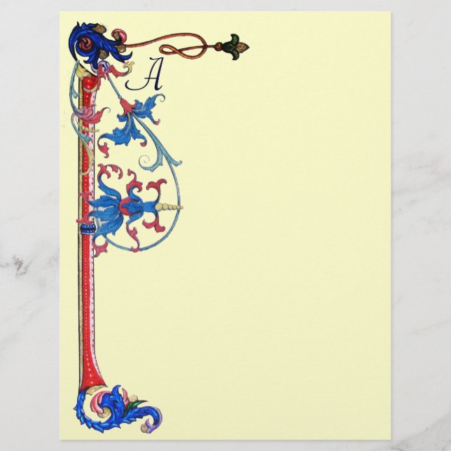 ANTIQUE FLORENTINE BLOMMIGT MOTIFS MONOGRAM (Framsida)