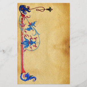 ANTIQUE FLORENTINE PARCHMENT BREVPAPPER