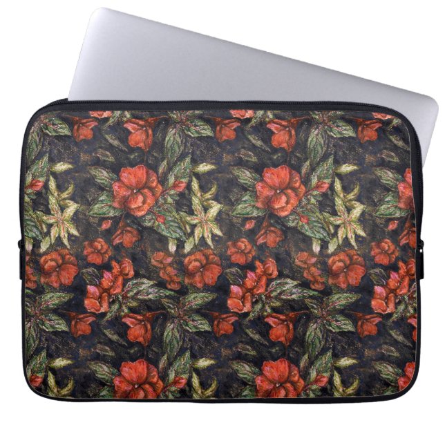 Antique Flowers av Alexandra Cook alias Linandara Laptop Fodral (Framsidan)