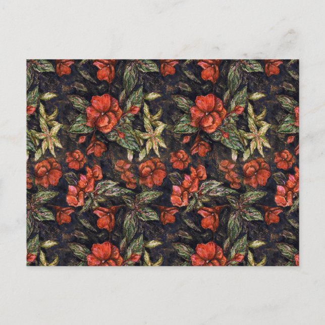 Antique Flowers av Alexandra Cook alias Linandara Vykort (Framsida)