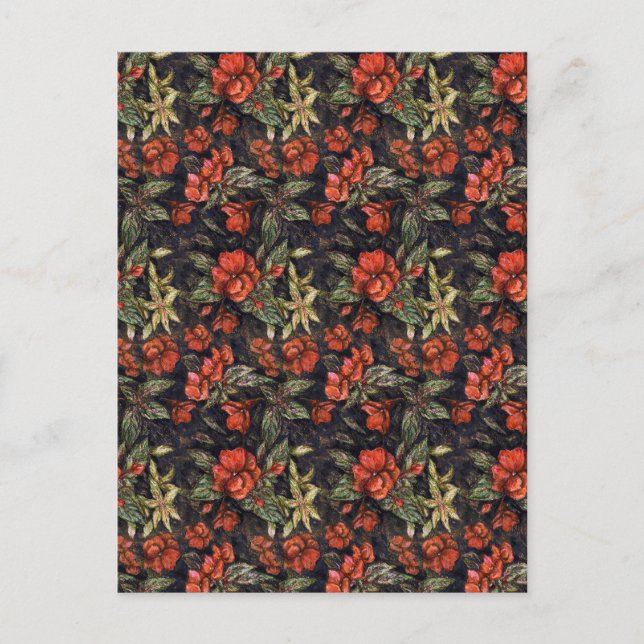 Antique Flowers av Alexandra Cook alias Linandara Vykort (Framsida)