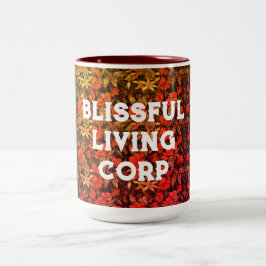 Antique Flowers Blissful Living Två-Tonad Mugg