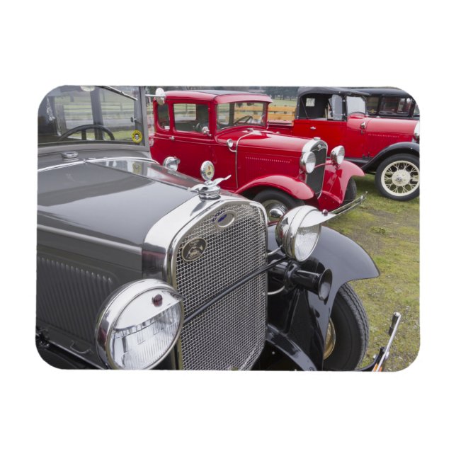 Antique Ford-bilar Magnet (Horisontell)