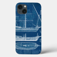Antique Frakt Blueprint I