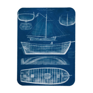 Antique Frakt Blueprint II Magnet