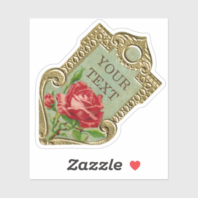 Antique Fransk Parfym Ro Klistermärken (Ark)