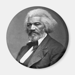 Antique Frederick Douglass Porträtt Magnet
