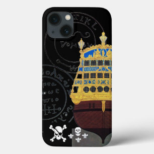 ANTIQUE GALLEON OCH PIRAT TRASURE KARTOR